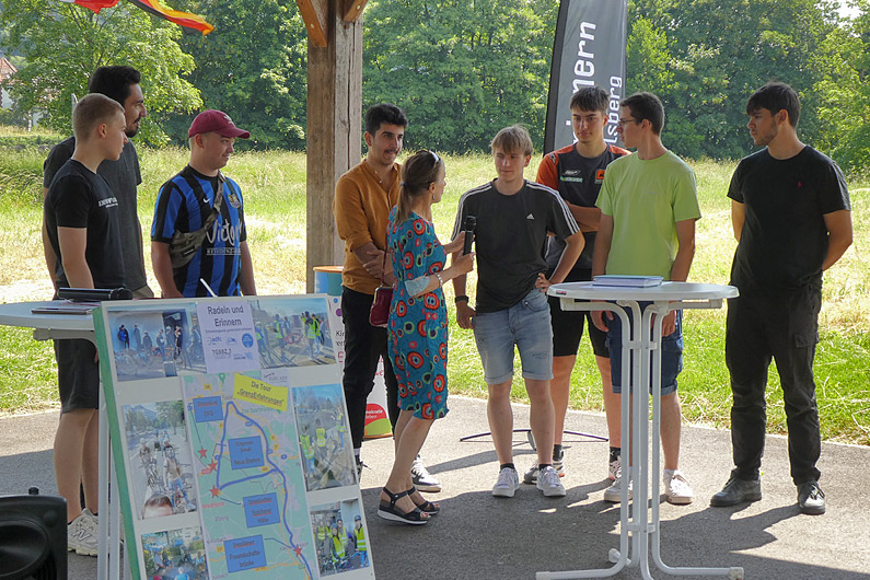 Neue Entdeckertour „Radeln & Erinnern“ vorgestellt