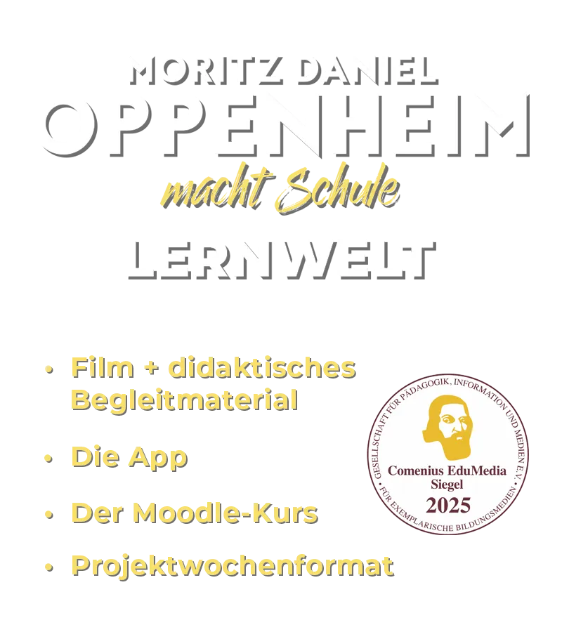Moritz Daniel Oppenheim macht Schule