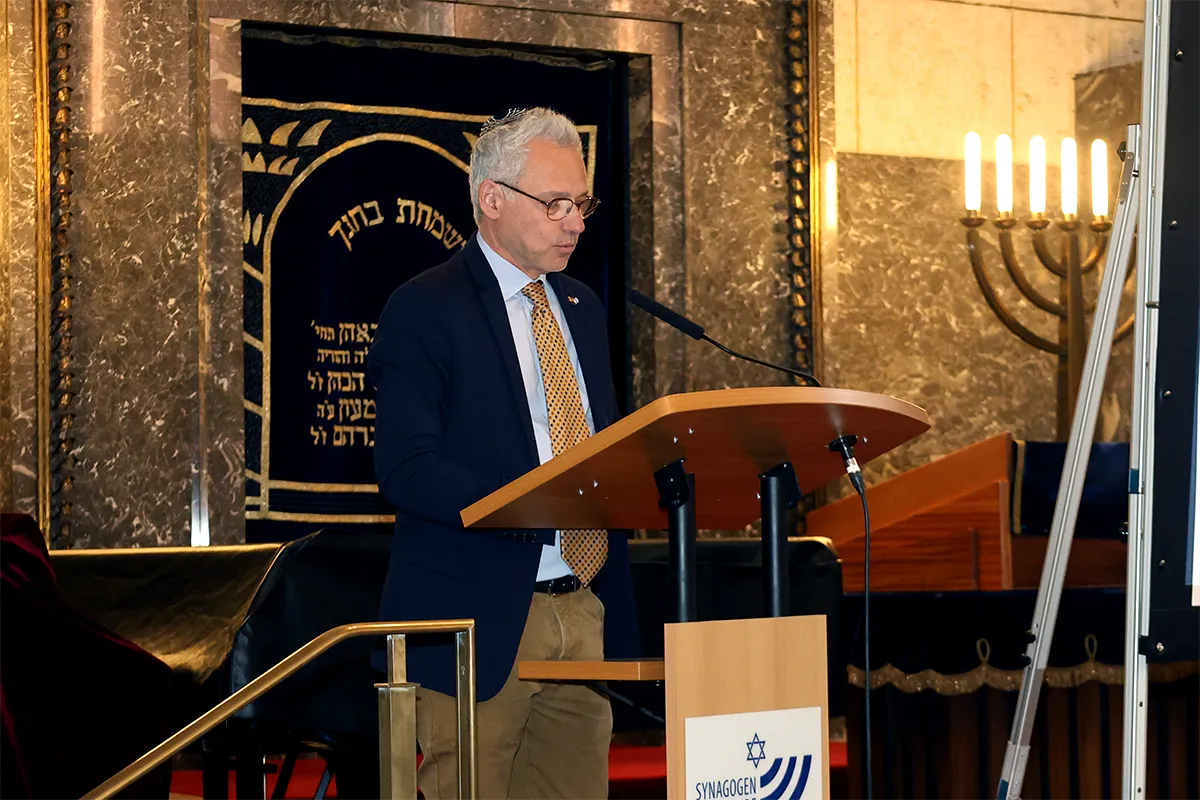 Daniel Stiefel, Vorsitzender der Synagogengemeinde Saar - Auftaktveranstaltung zum Projekt JüLiG